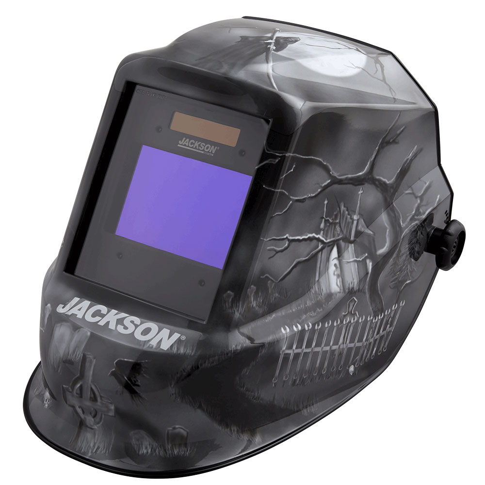 Premium Graphic Welding Helmet -ADF Fixed Shade 10 - 6 Feet Under product photo