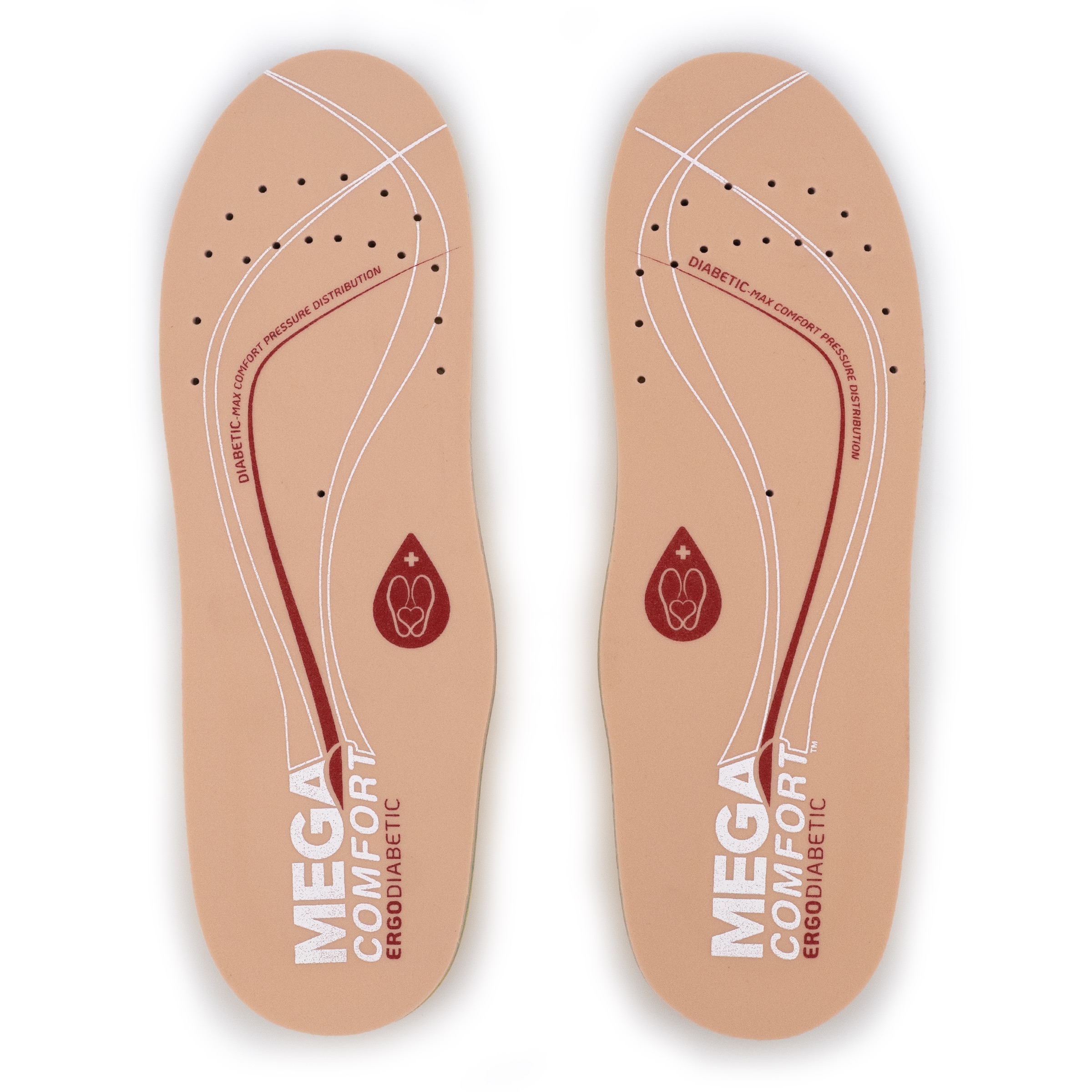 MEGACOMFORT INSOLE ERGO DIABETIC - UNISEX - S product photo