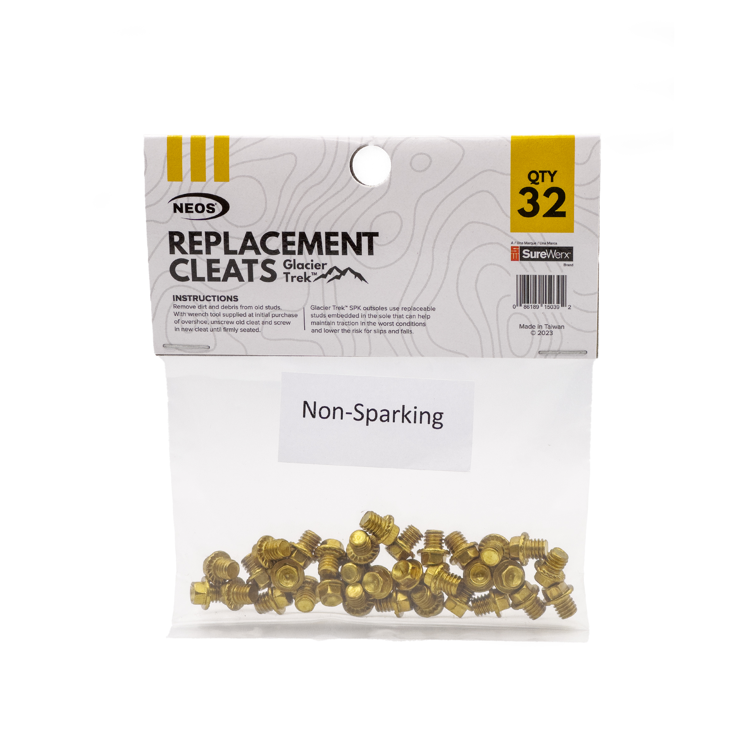 Glacier Trek Non-Sparking Replacement Cleats product photo