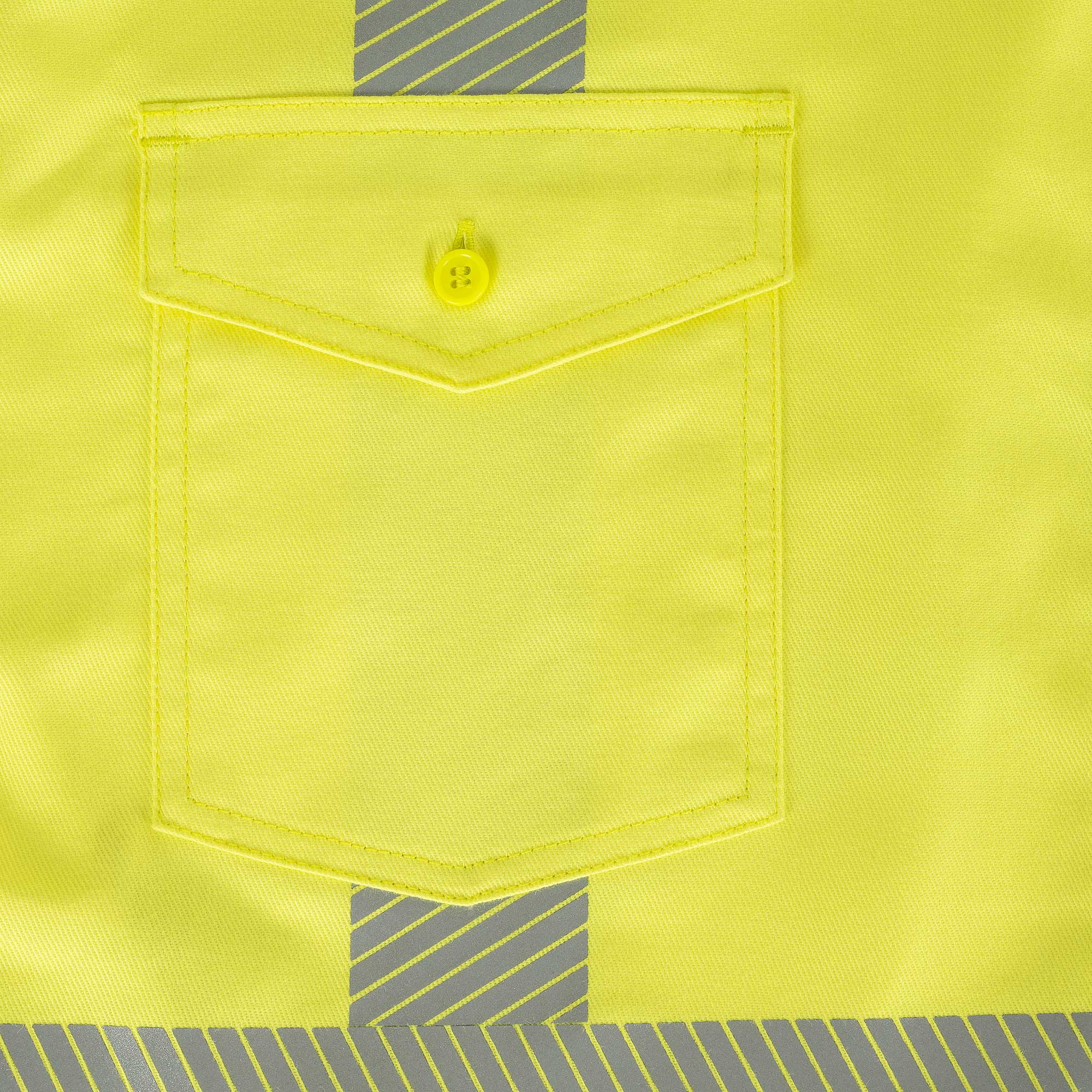 Hi-Vis FR/Arc-Rated 7.5 oz  88/12 Safety Shirt - Button-Up - Hi-Vis Yellow - M product photo