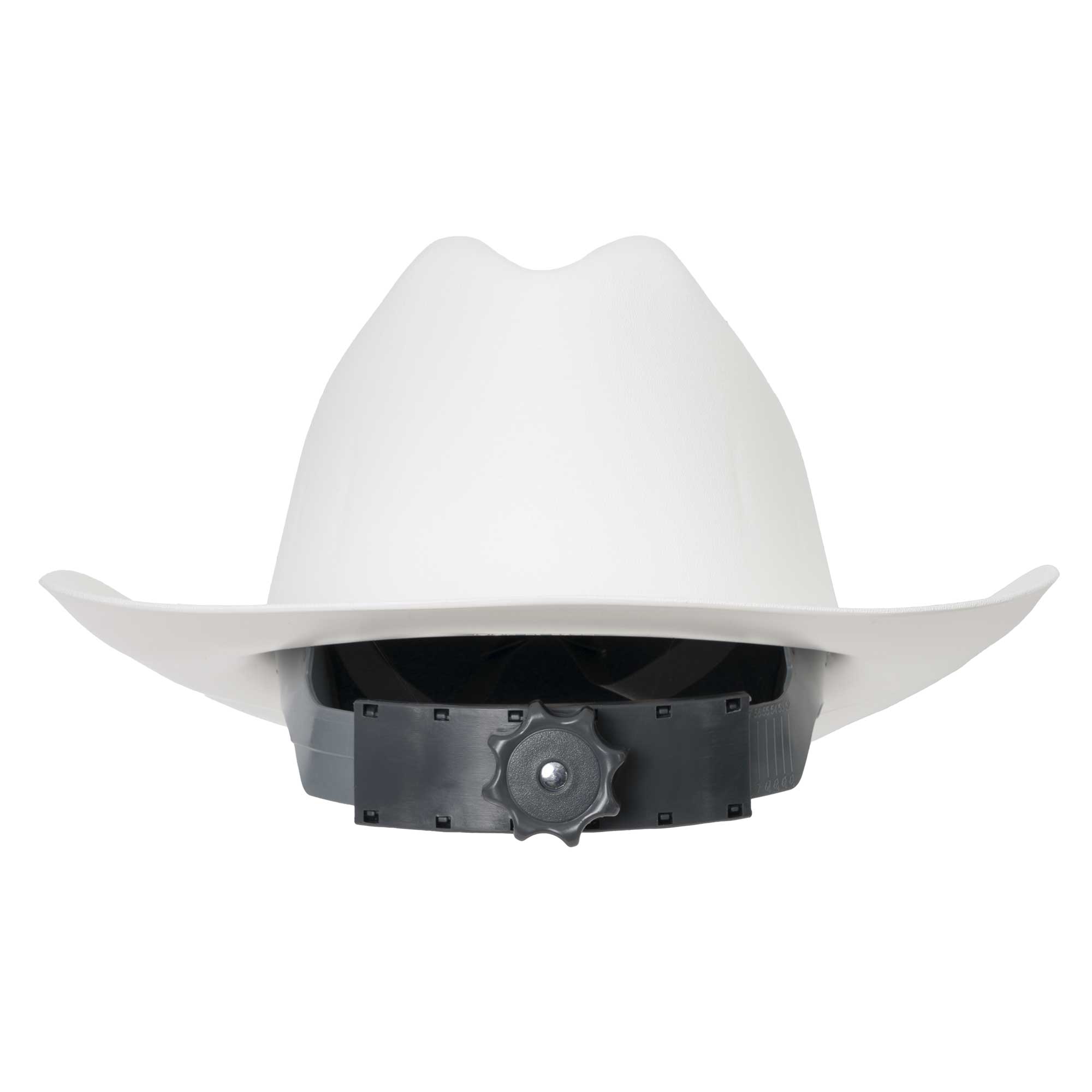 Western Outlaw Hard Hat - Western Brim Style - White product photo