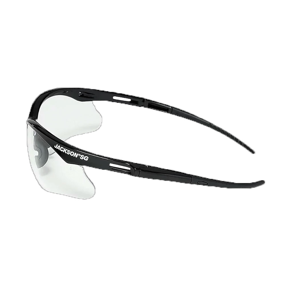 Jackson SG Safety Glasses - Black Frame - Clear Anti-Scratch Hardcoat Lens product photo