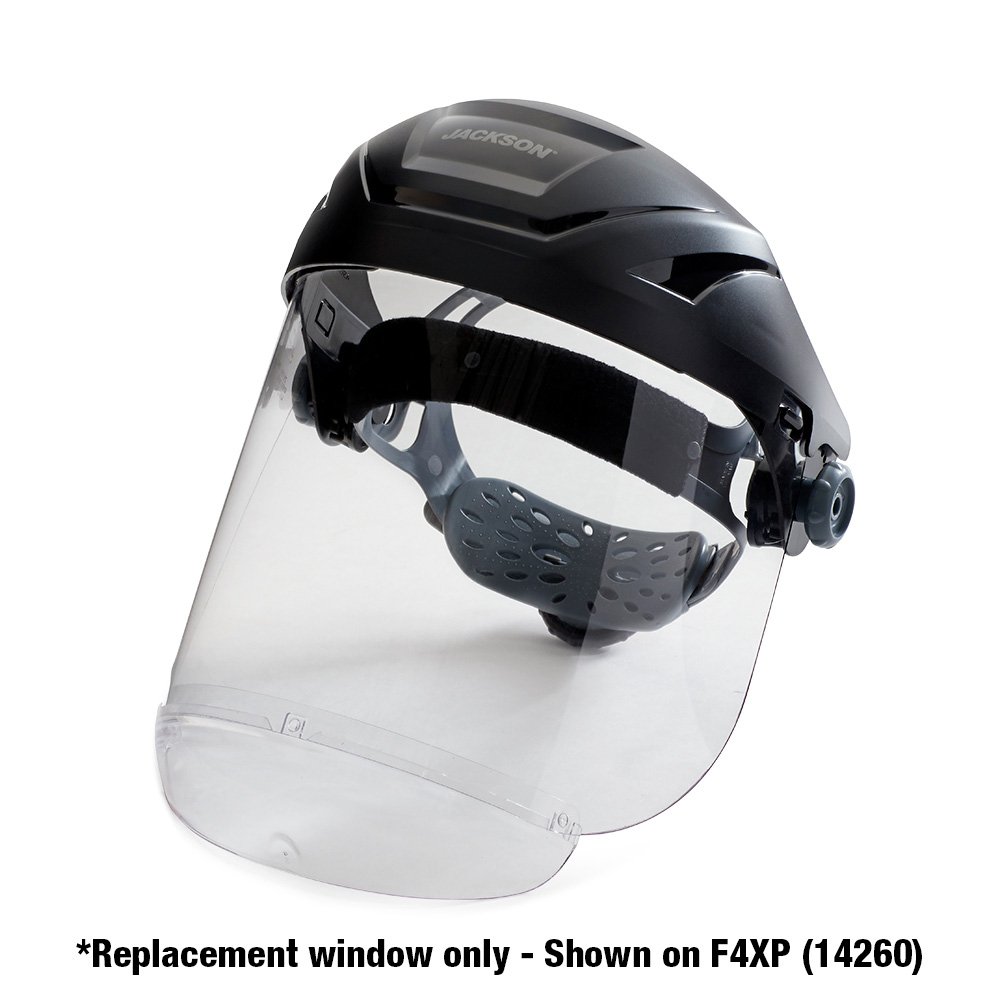 Polycarbonate Face Shield Window - Shape T - Unbound - Clear product photo