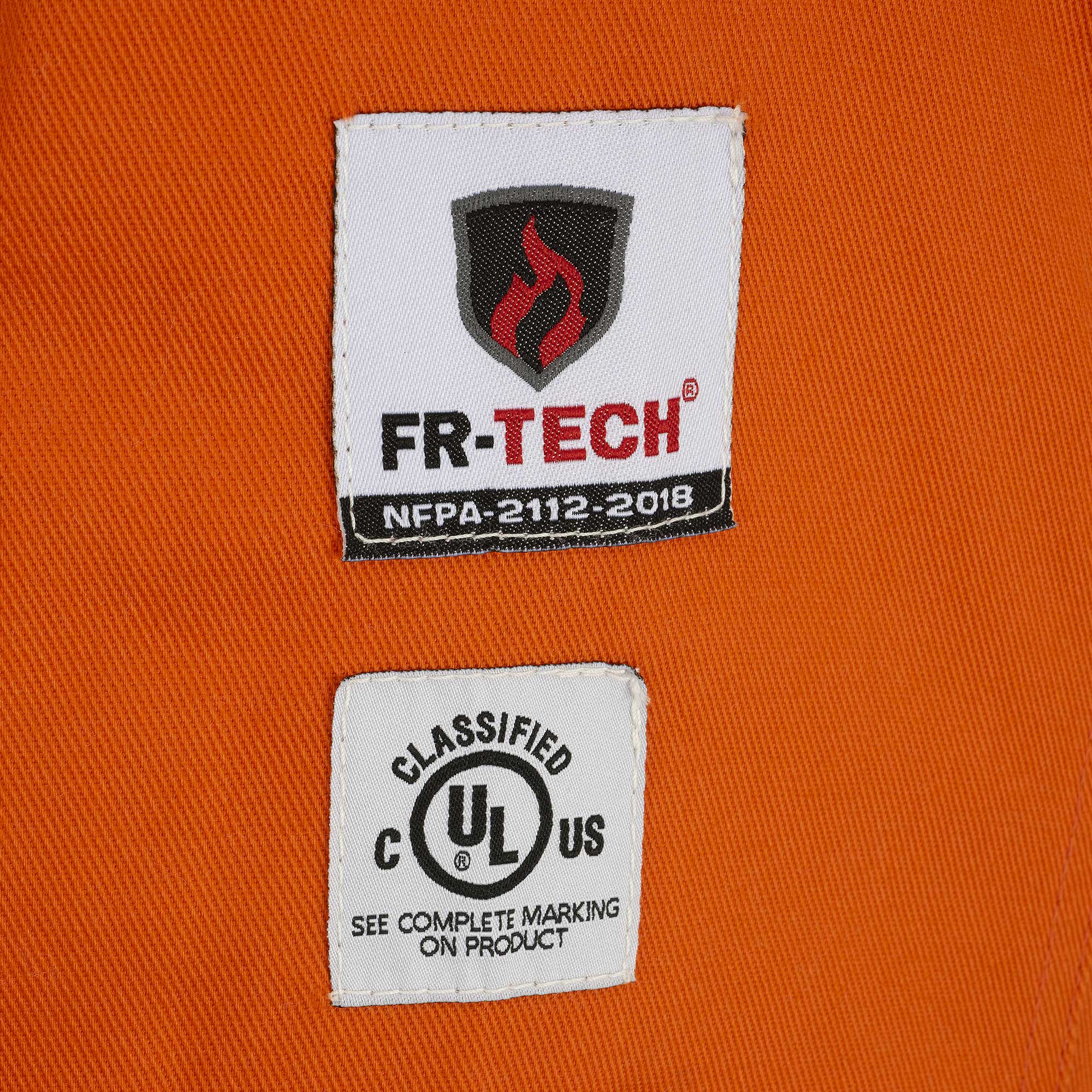FR-Tech® FR/Arc-Rated Quilted Safety Coveralls – Hi-Vis Orange – S