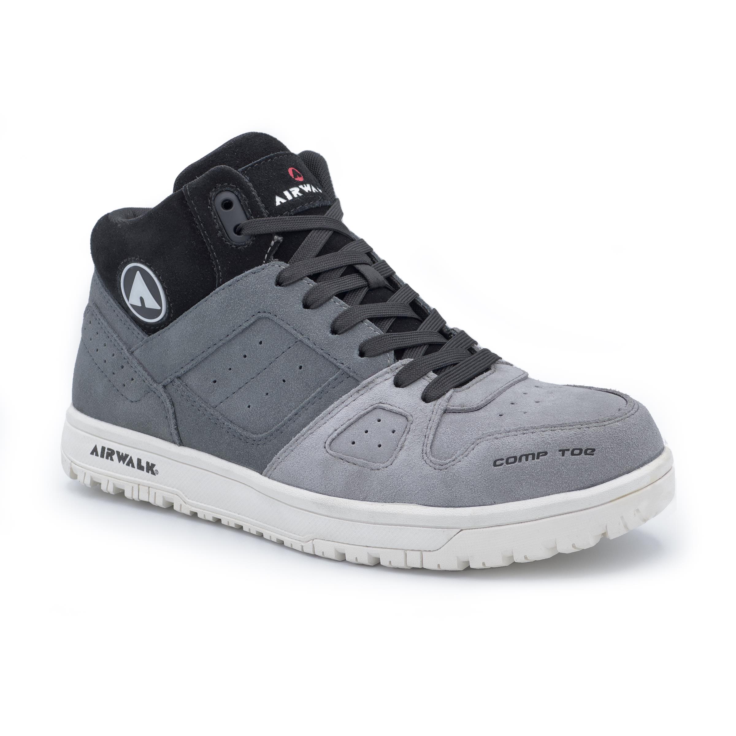 AIRWALK MEN'S MONGO MID GREY/WHITE CT EH product photo