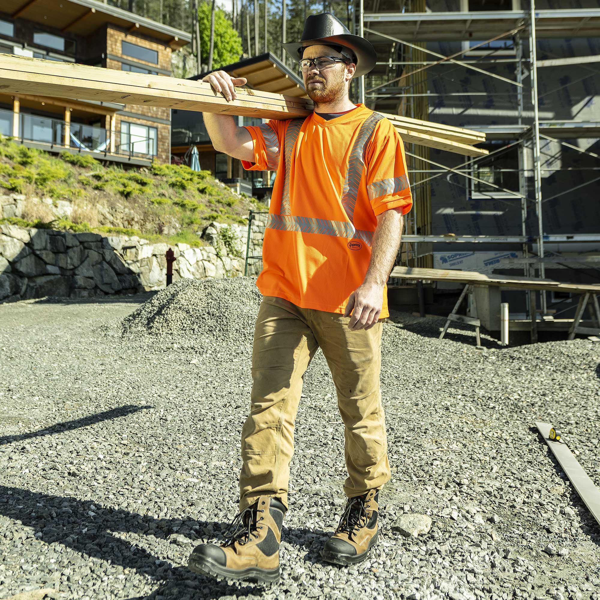 Western Outlaw Hard Hat - Black product photo
