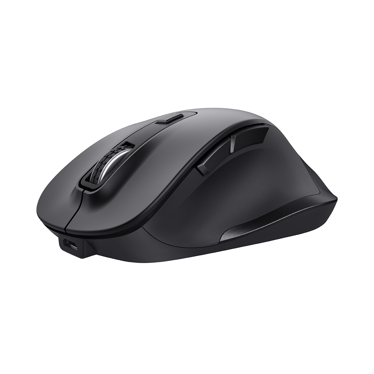 Trust Fyda Rechargeable Wireless Comfort Mouse Eco 24727 2.4 GHz Receiver 800 to 2400 DPI 5 Buttons Right-Handed Recycled