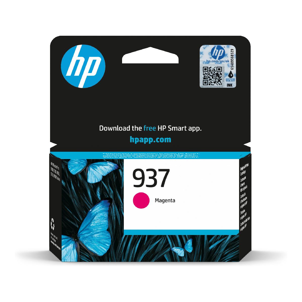 HP 937 Magenta Original Ink Cartridge (4S6W3NE)
