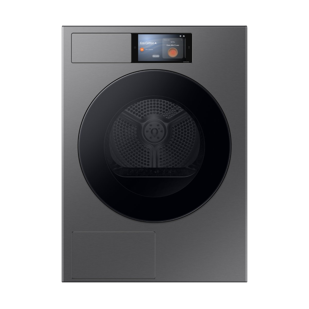 Samsung DV90DB8845GHU4 Στεγνωτήριο Ρούχων με Αντλία Θερμότητας 9 kg, Σκούρο Ασημί/Μαύρο