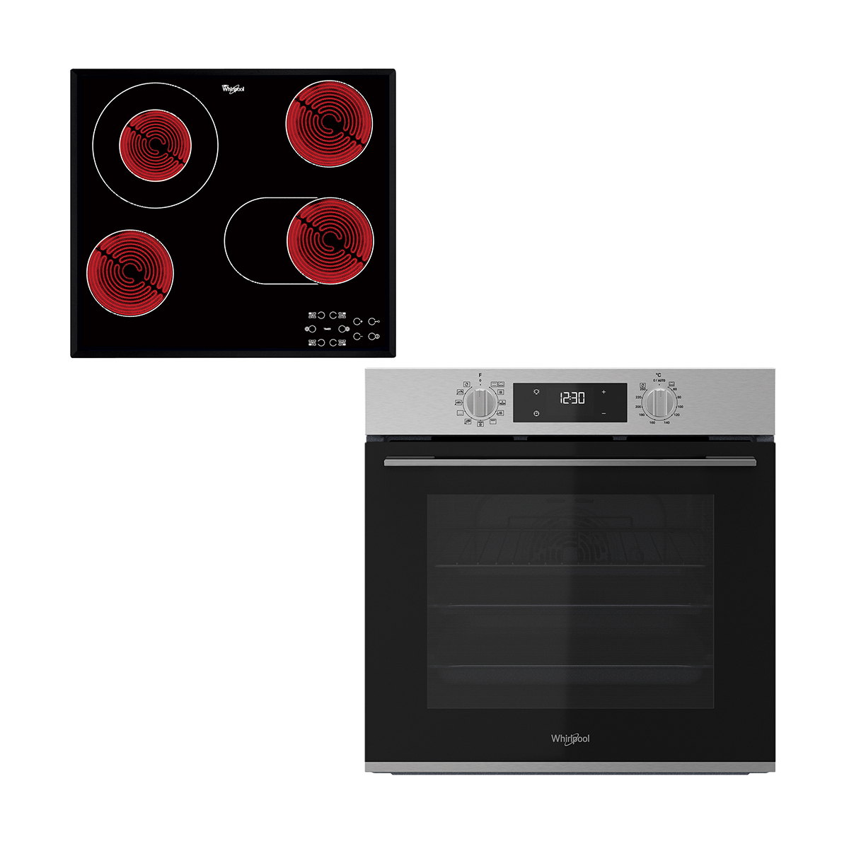 Whirlpool AKT 8190/BA & OMK58HR0X Inox
