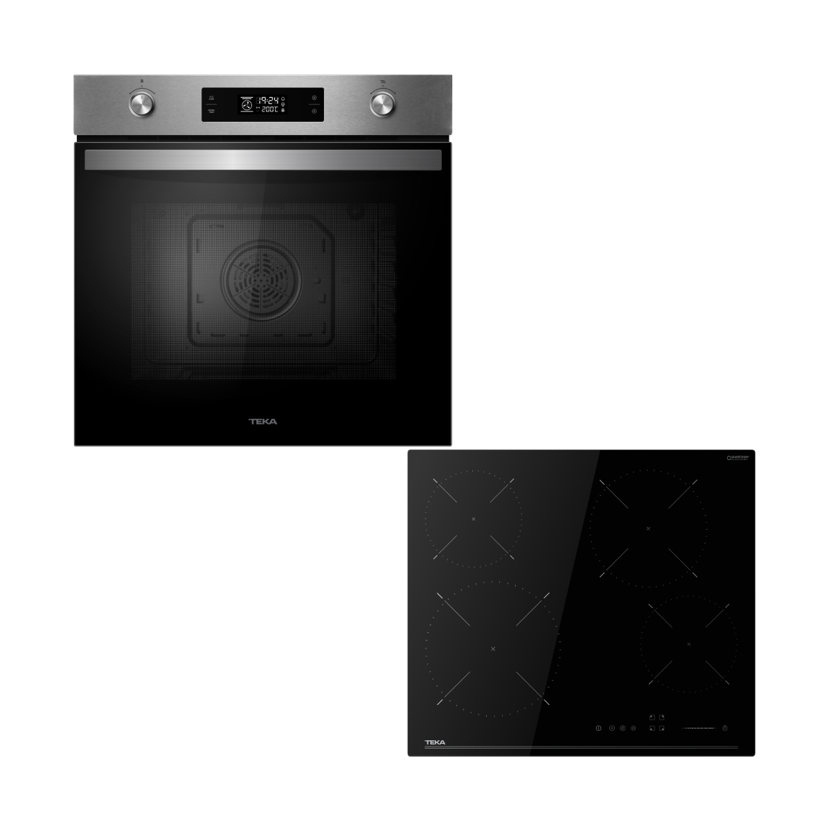 Teka Oven HBB 6375 P SS & Ceramic Hob TBC 64120 TCS BK