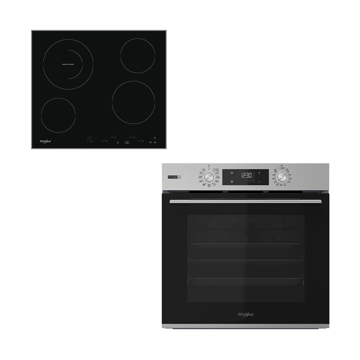 Whirlpool OMSK58HU1SX Inox & AKT8601/IX
