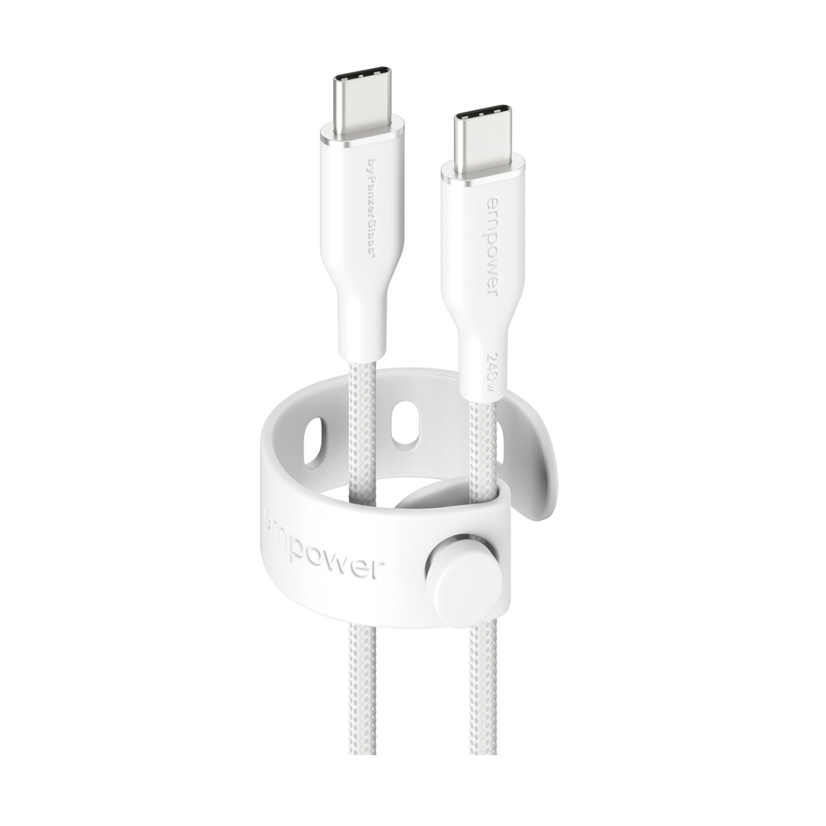 Empower by PanzerGlass USB-C to USB-C 2m White
