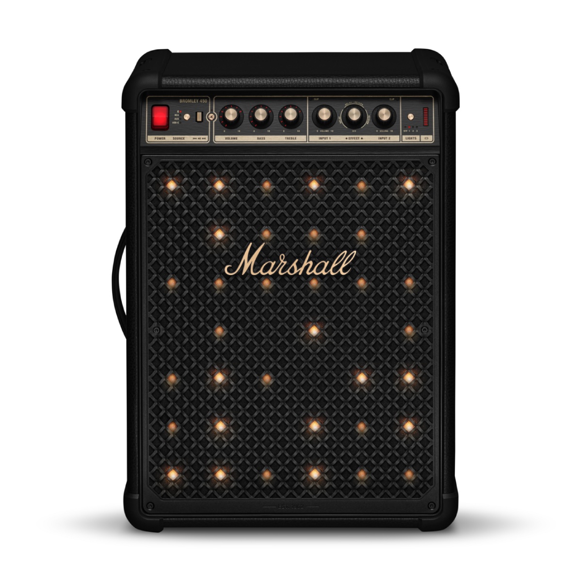Marshall 1008199 Brombley 450 Bluetooth Portable Speaker with Karaoke, Black (2)