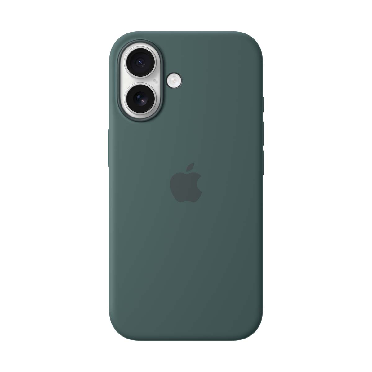 Apple iPhone 16 Silicone Case with MagSafe Lake Green