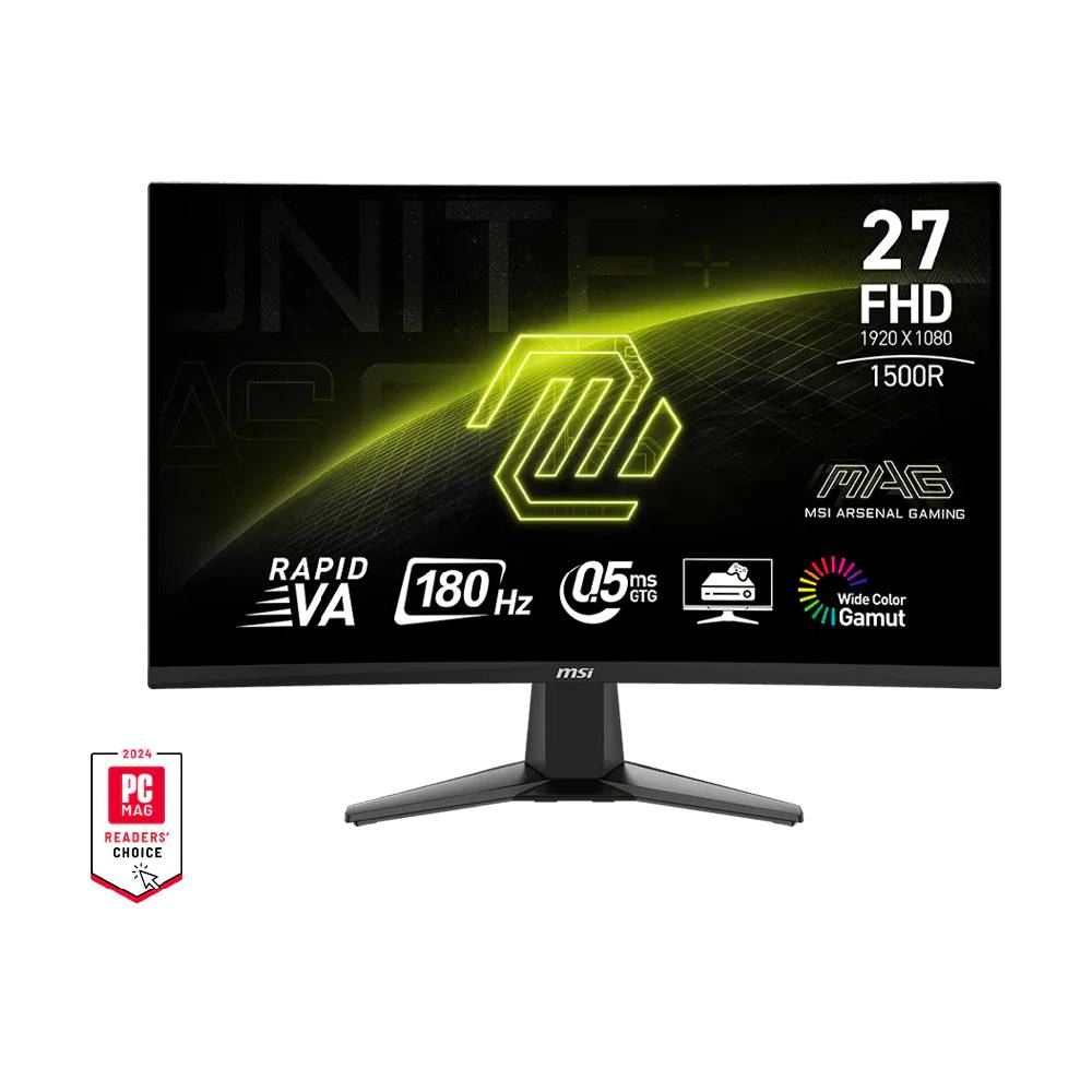 MSI PC Monitor 27" MSI Curved MAG 27C6F FHD VA LED Black