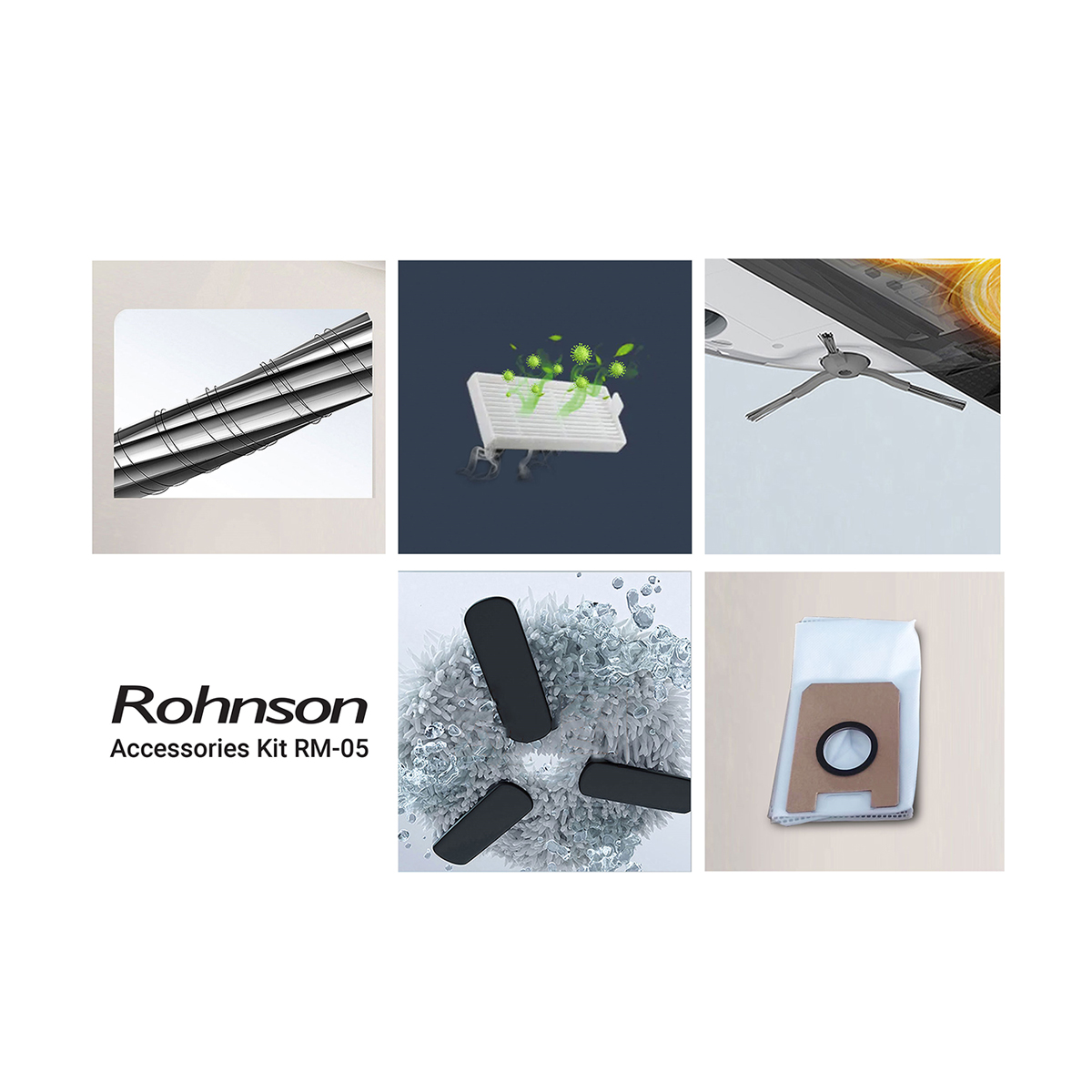 Rohnson Robot Vacuum RM05 Ανταλλακτικό Kit