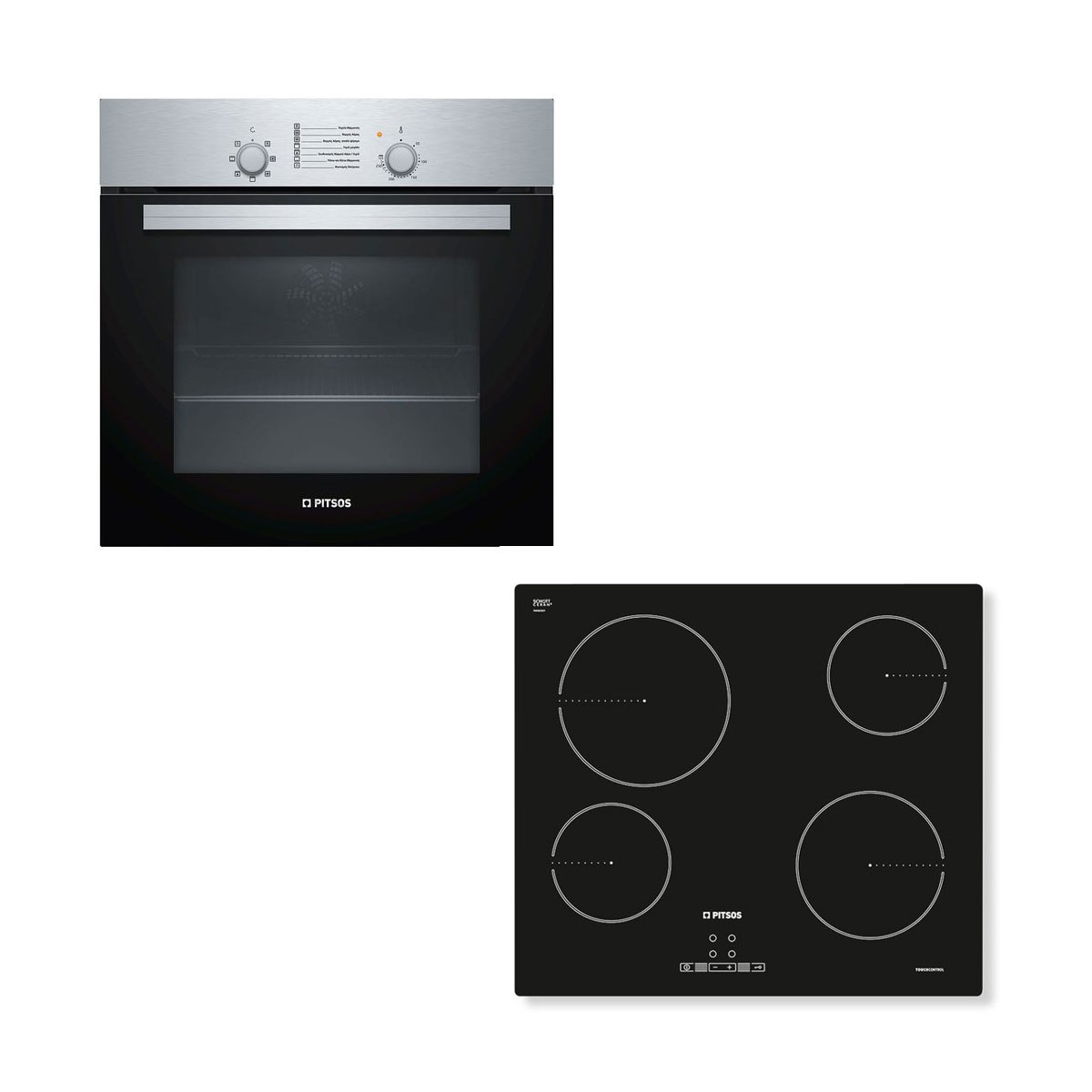 Pitsos PH00M00X1 Oven & Family CRE611S06 Ceramic Hob
