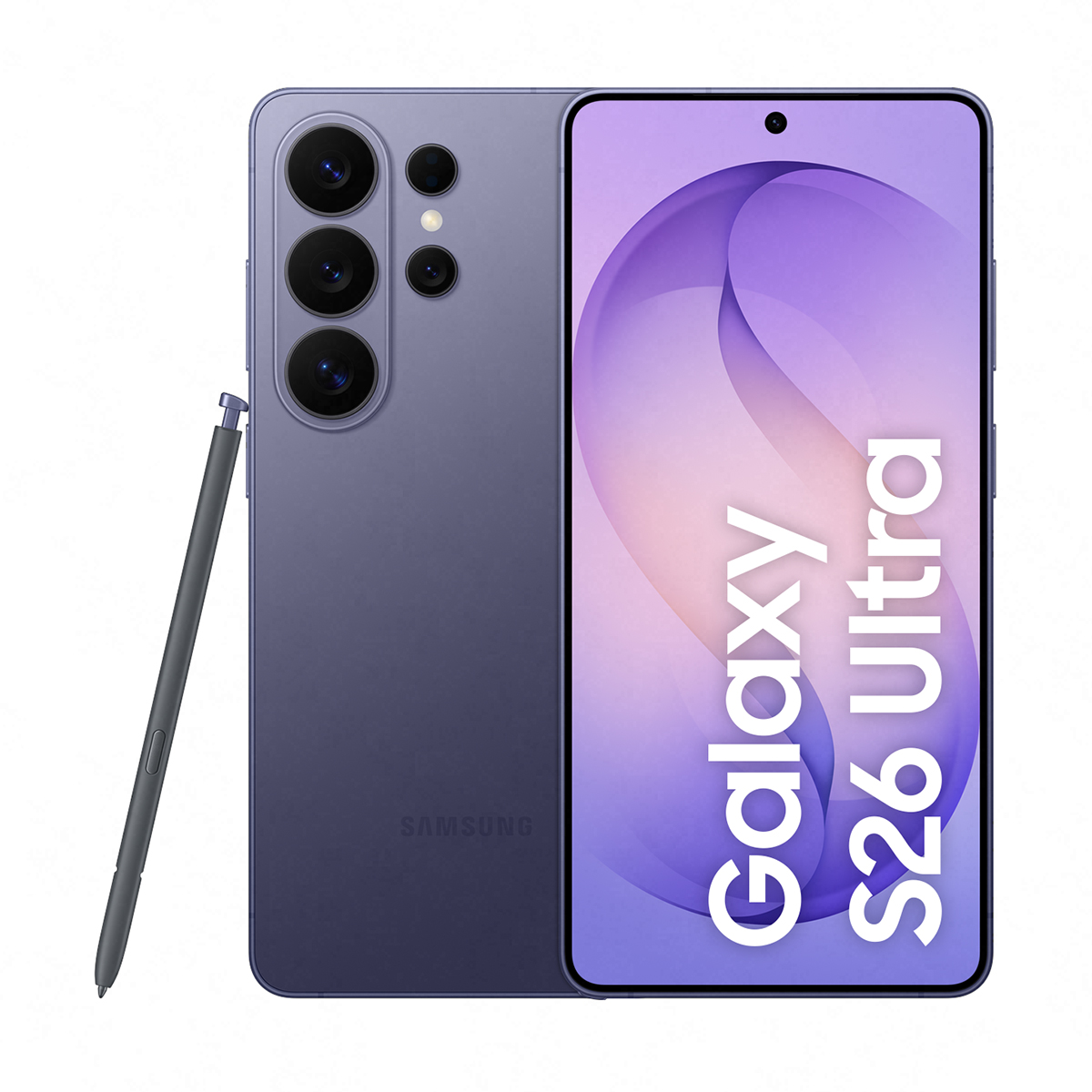 Samsung Galaxy S26 Ultra 5G Smartphone κινητό 6,9" QHD+ 120Hz, 12GB RAM, 256GB, κάμερα 200MP, S Pen, Cobalt Violet