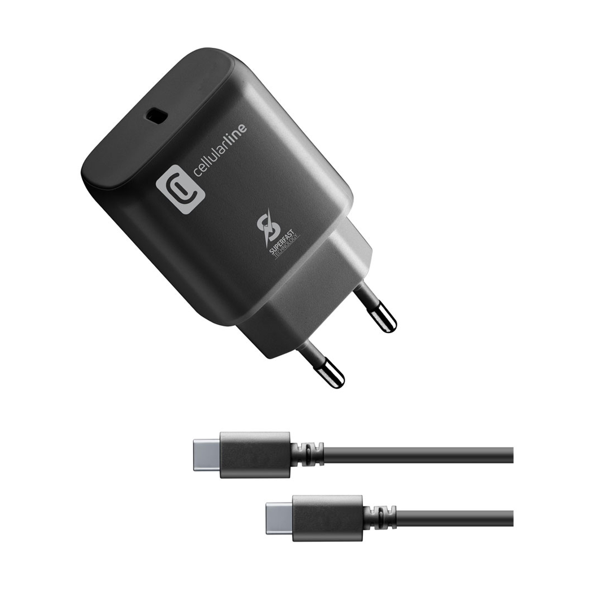 Cellular Line Type-C 25W Black