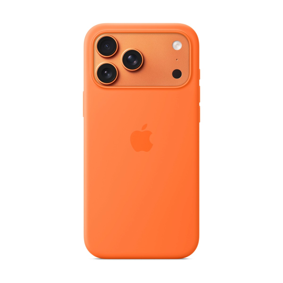Apple iPhone 17 Pro Max Silicone Case with MagSafe – Orange