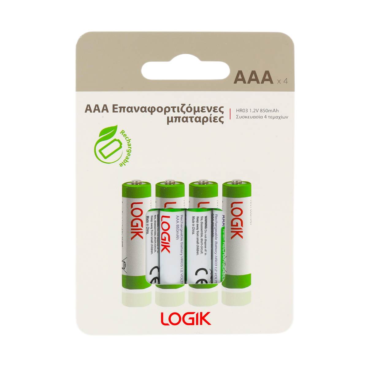 Logik ΑΑA 850mAh