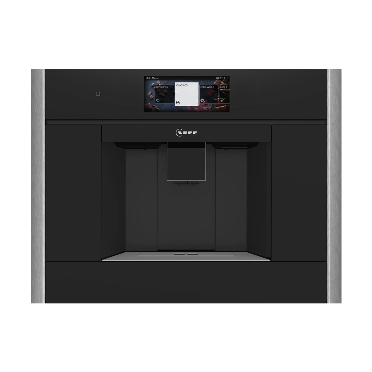 Neff CL9TX11Y0 Εντοιχιζόμενη Καφετιέρα N 90 & NCM45L0M0 Design Kit Metallic Silver