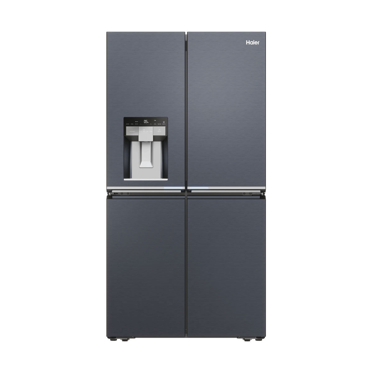 HAIER HCR7918EIMB Ψυγείο Τετράπορτο, Μαύρο