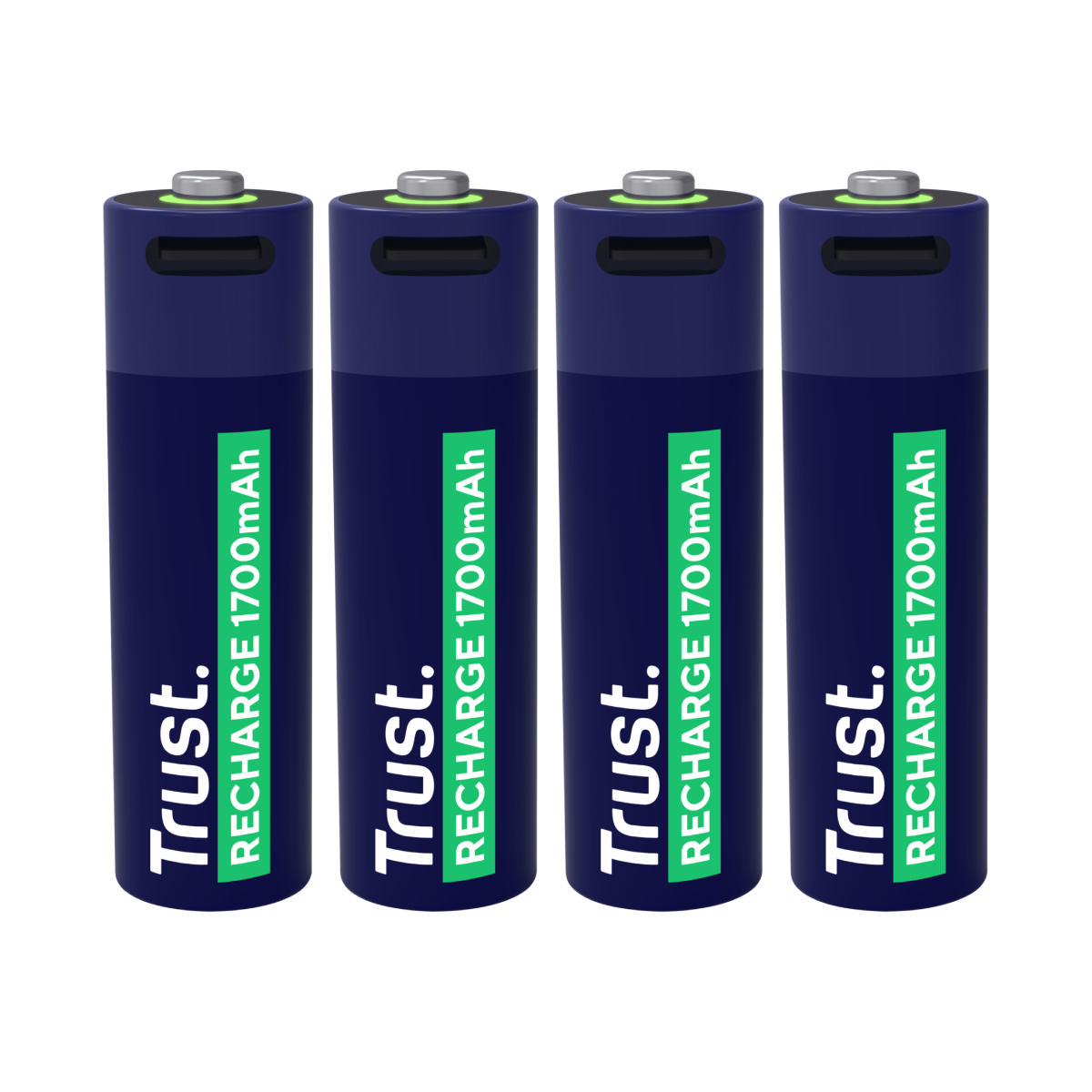 Trust USB-C AA 1700mAh 4 Pack