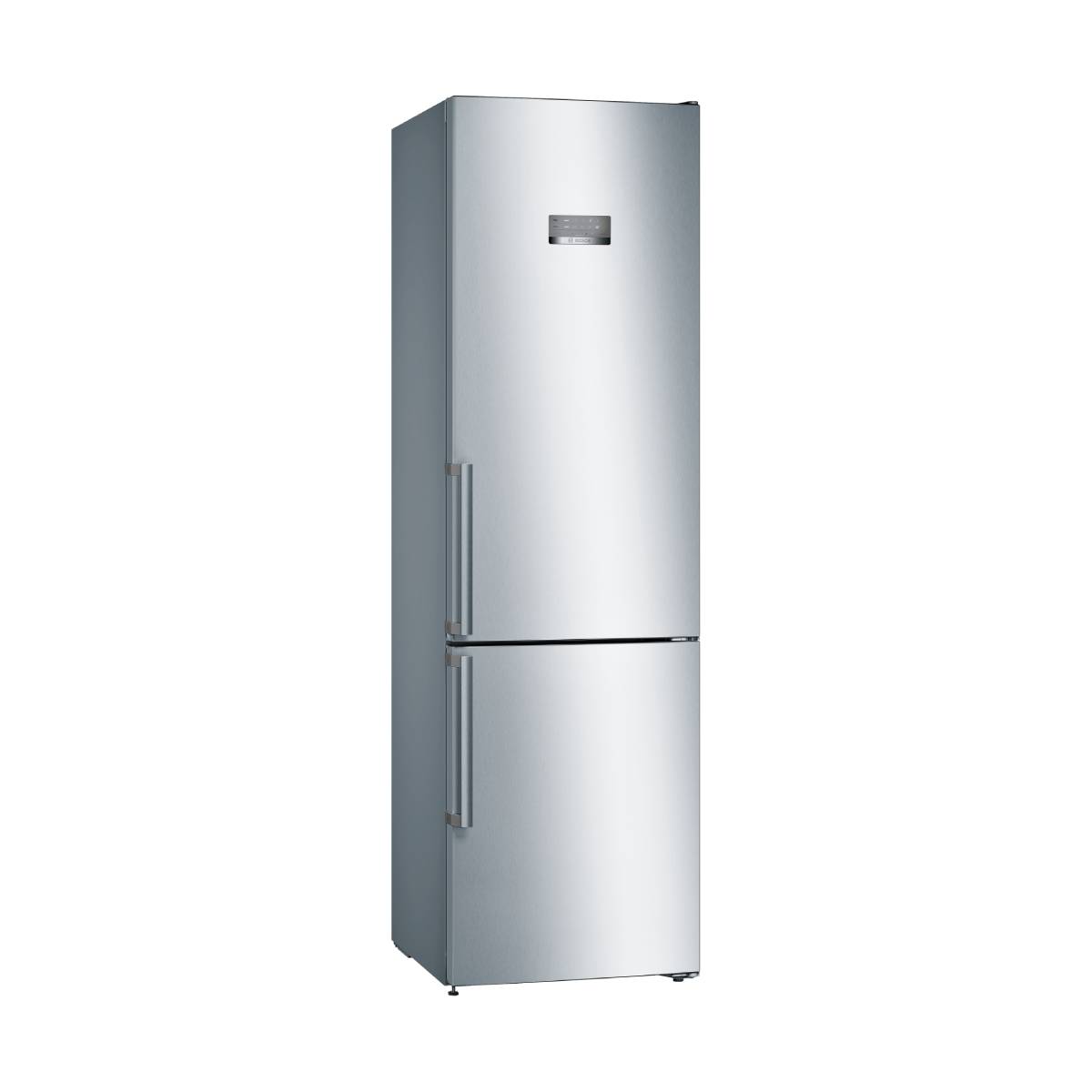 Bosch KGN397LEQ Series 4 Freestanding Bottom Mount Refrigerator 203 x 60 cm Metal Look, Total No Frost