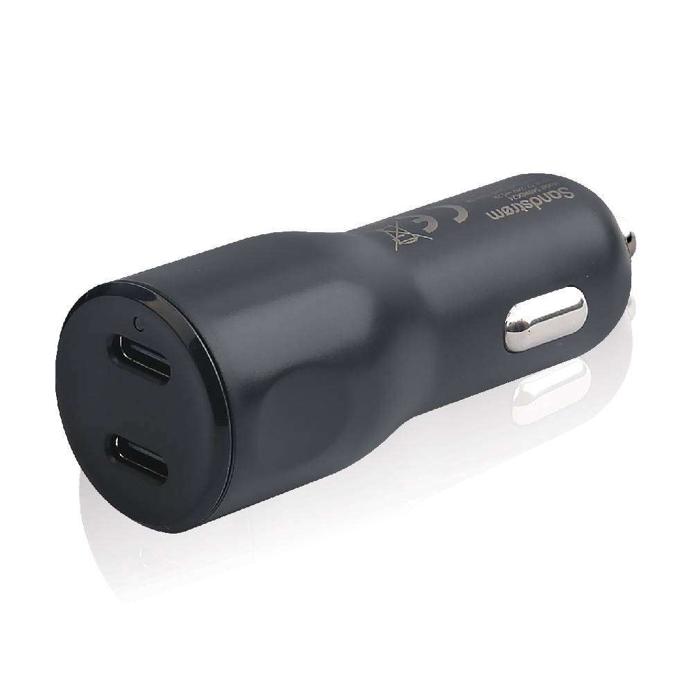 Sandstrom 2xUSB-C 40W Black