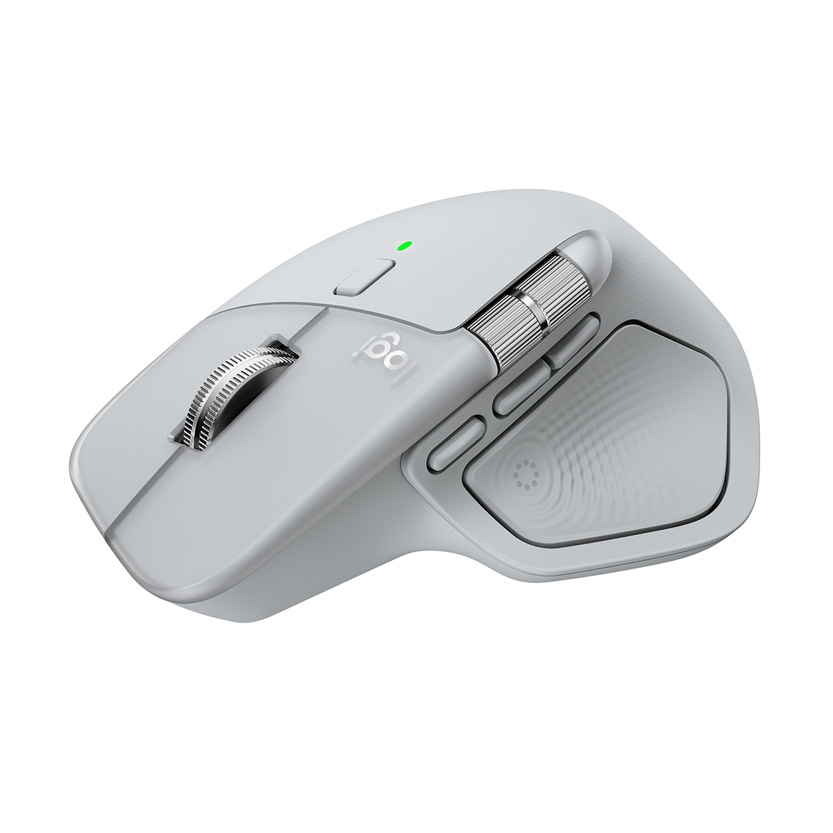 Logitech MX Master 4 Wireless Mouse Pale Haptic Actions Ring 8000 DPI Darkfield MagSpeed Bluetooth Logi Bolt USB-C