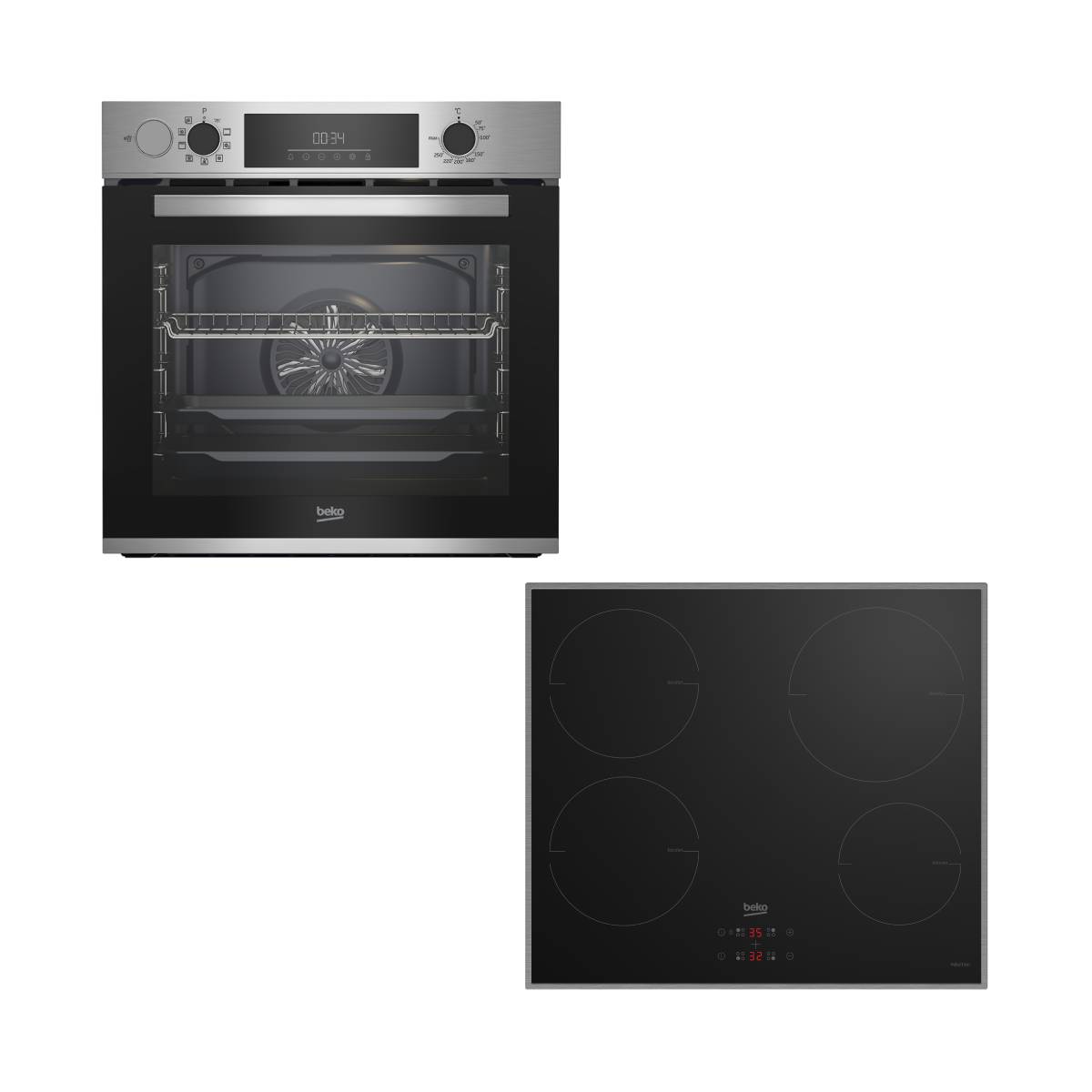 Beko BBIS12300XDE Φούρνος & HII 64400 MTX Επαγωγική Εστία