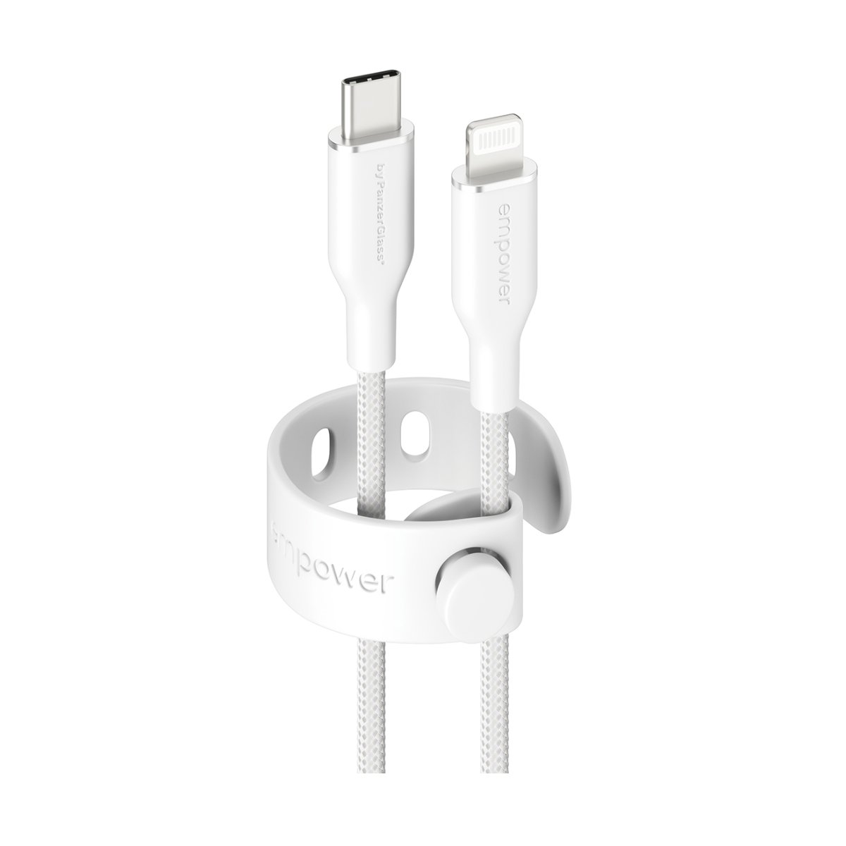 Empower by PanzerGlass USB-C to Lightning White