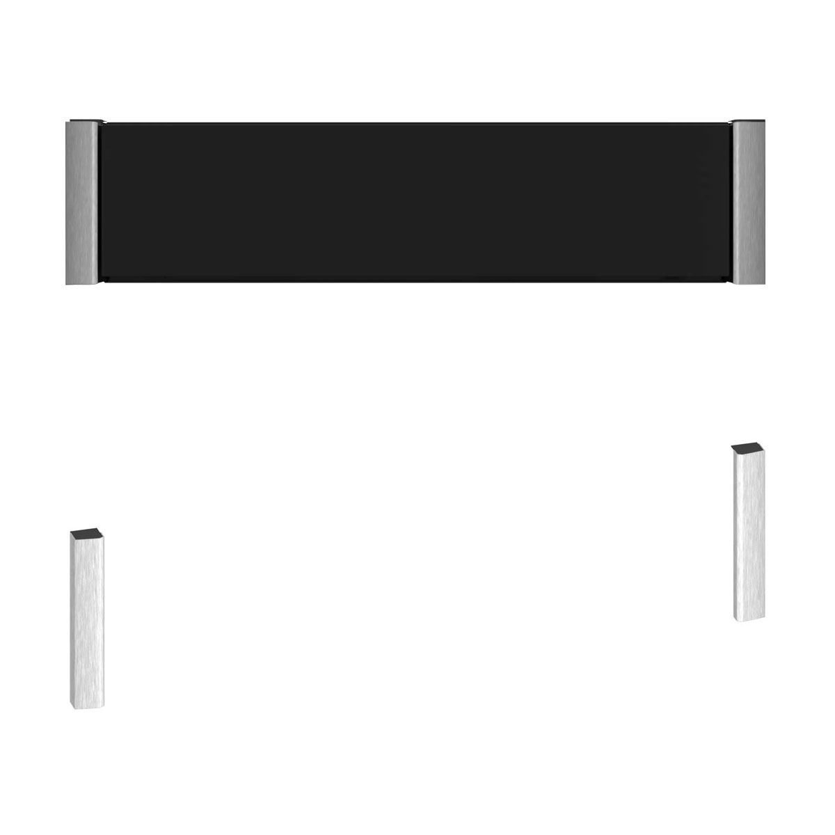 Neff NWD14L0M0 Θερμαινόμενο Συρτάρι N29HA11Y1 & 14 cm Metallic Silver Flex Design Κιτ