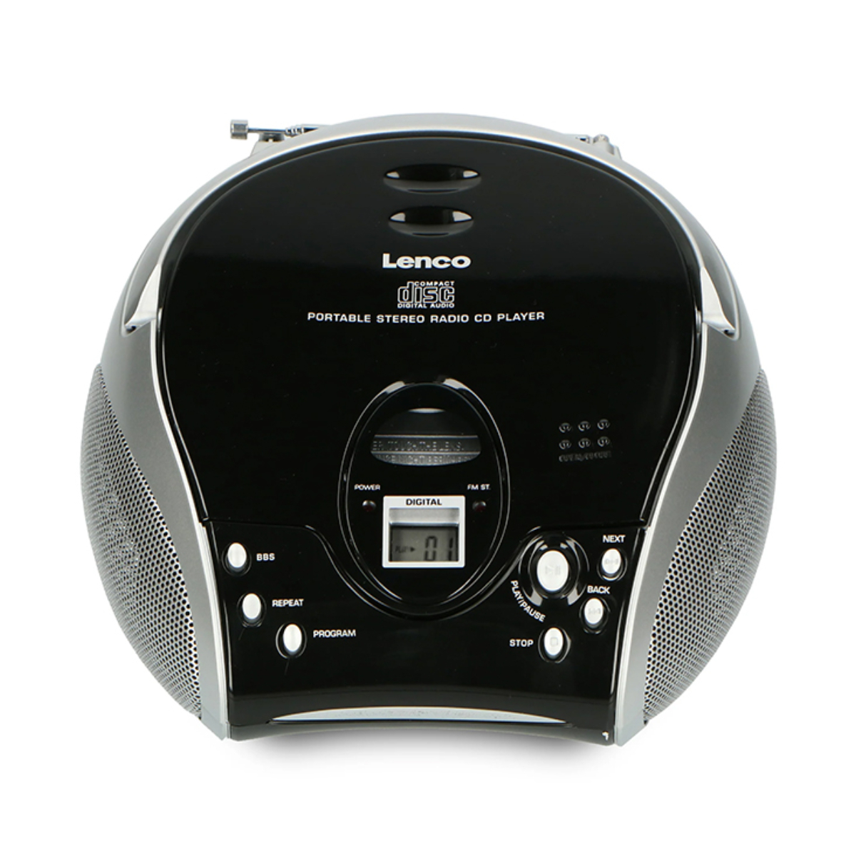 Lenco SCD-24 Black/Silver