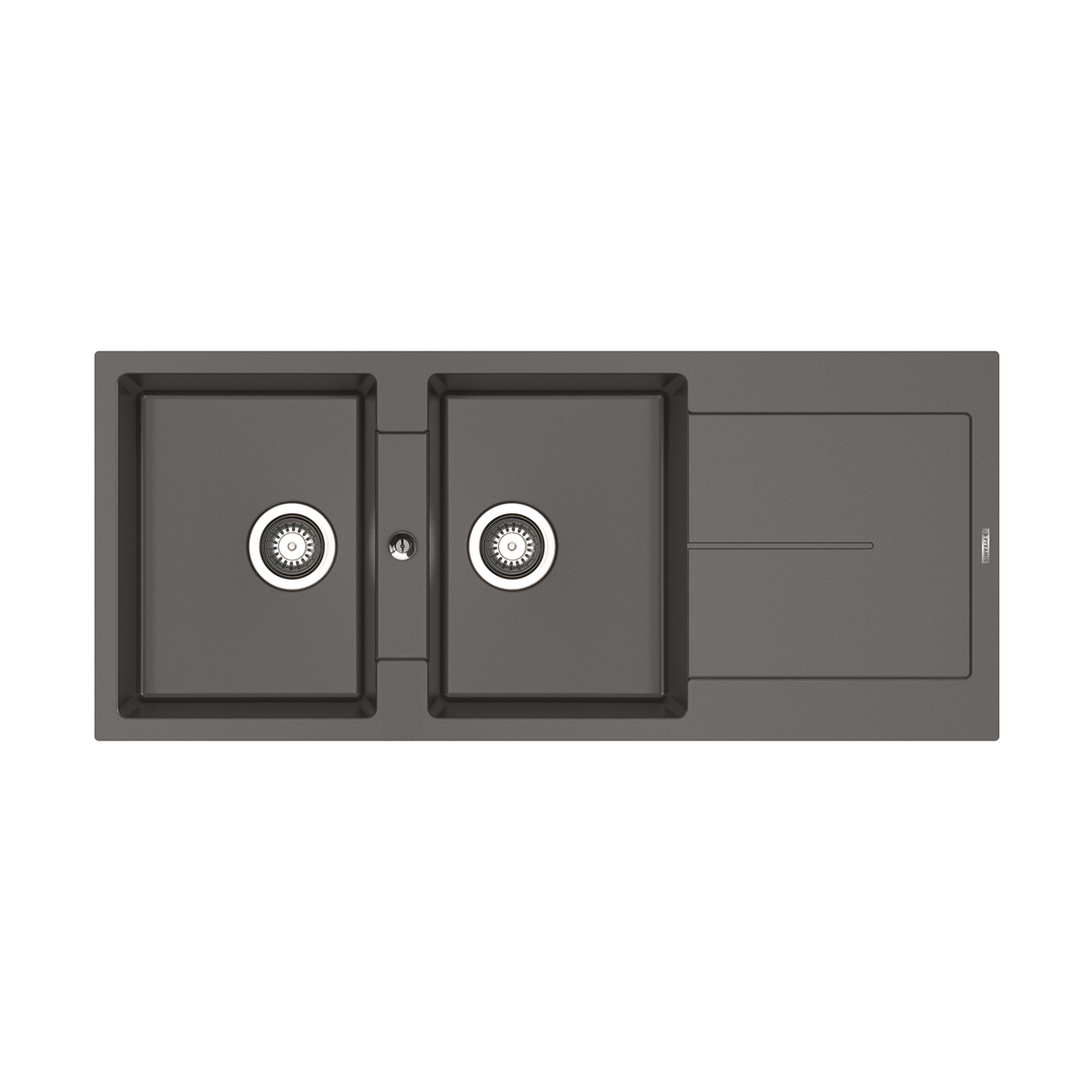 Pyramis Ithaka 116x50 Iron Grey