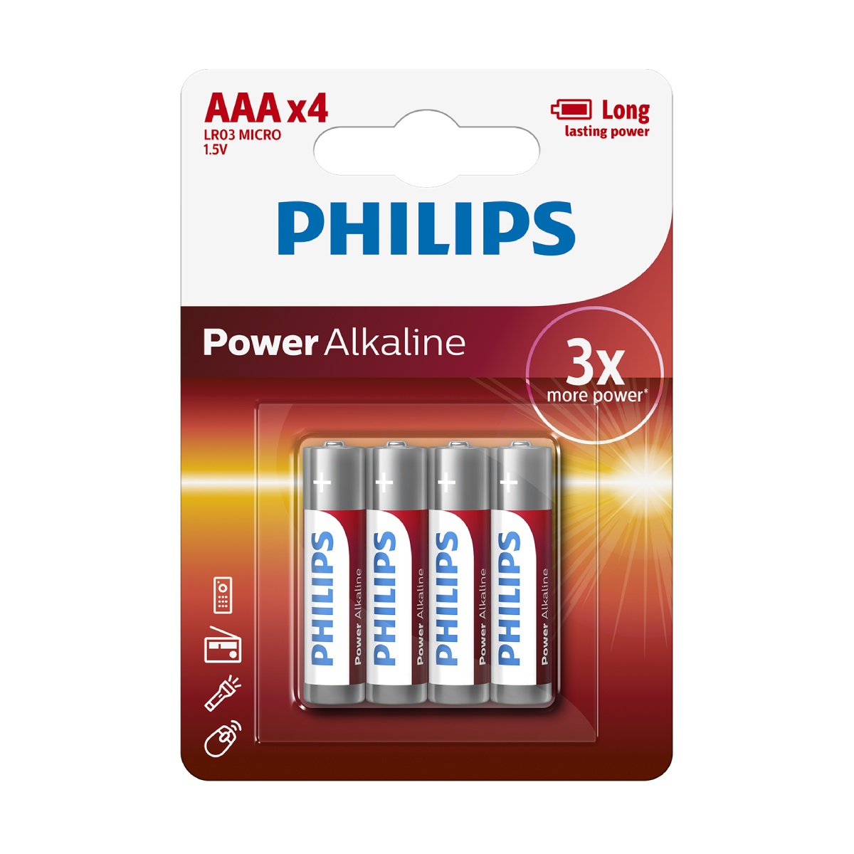 Philips Power Alkaline AAA (LR03P4B)