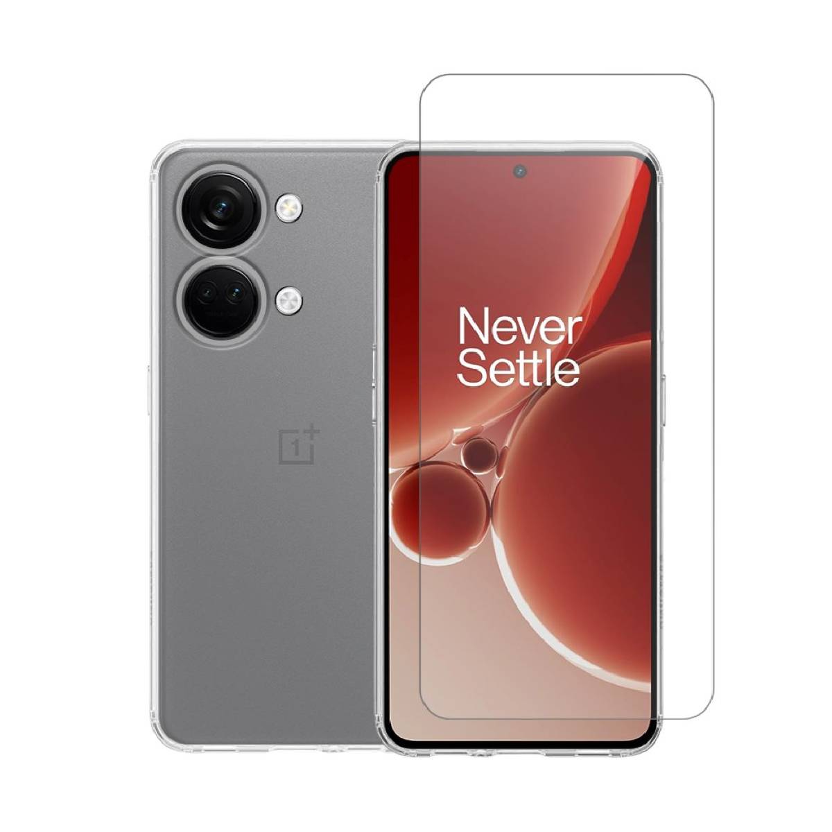 Redshield Oneplus NORD 3 TPU & Glass Phone Case and Screen Protector Set
