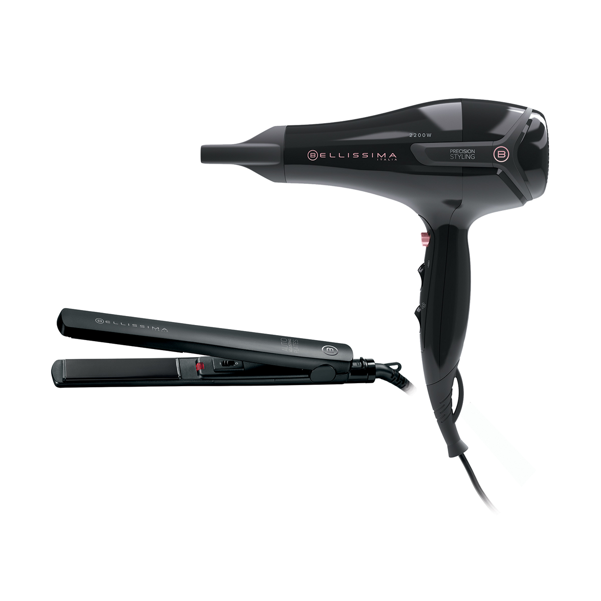 Imetec Bellissima S9 2200 Hair Dryer & B21 100 Hair Straightener