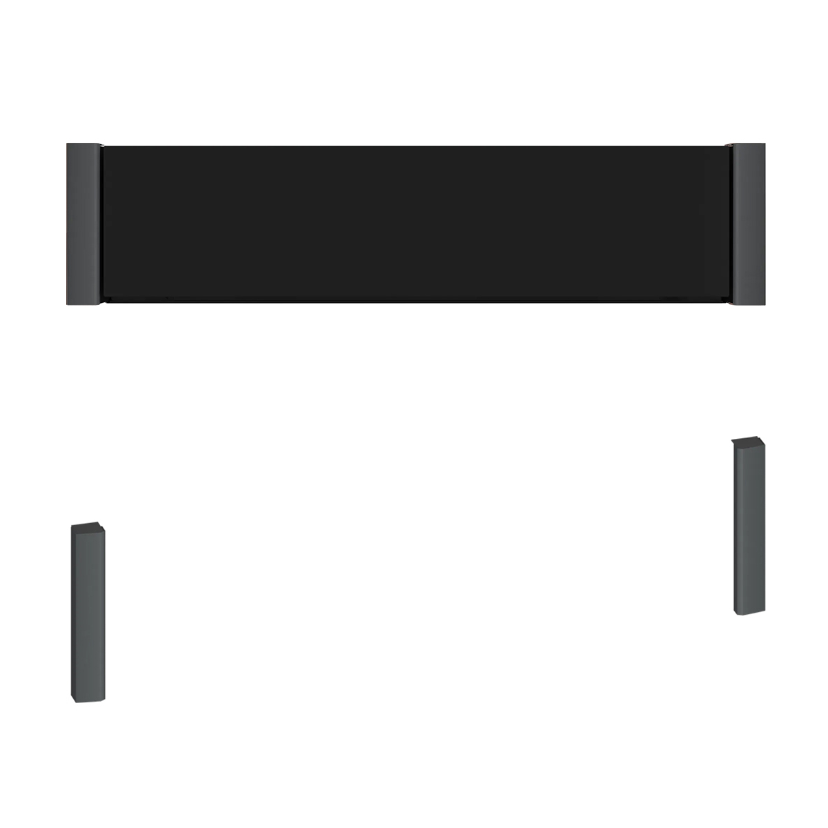 Neff NWD14L0A0 Θερμαινόμενο Συρτάρι N29HA11Y1 & 14 cm Anthracite Grey Flex Design Κιτ