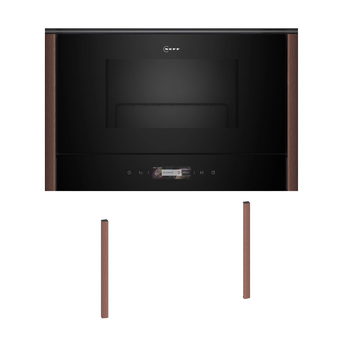 Neff NMR38E0B0 Φούρνος Μικροκυμάτων NR9GR31Y & 38 cm Brushed Bronze Flex Design Kit