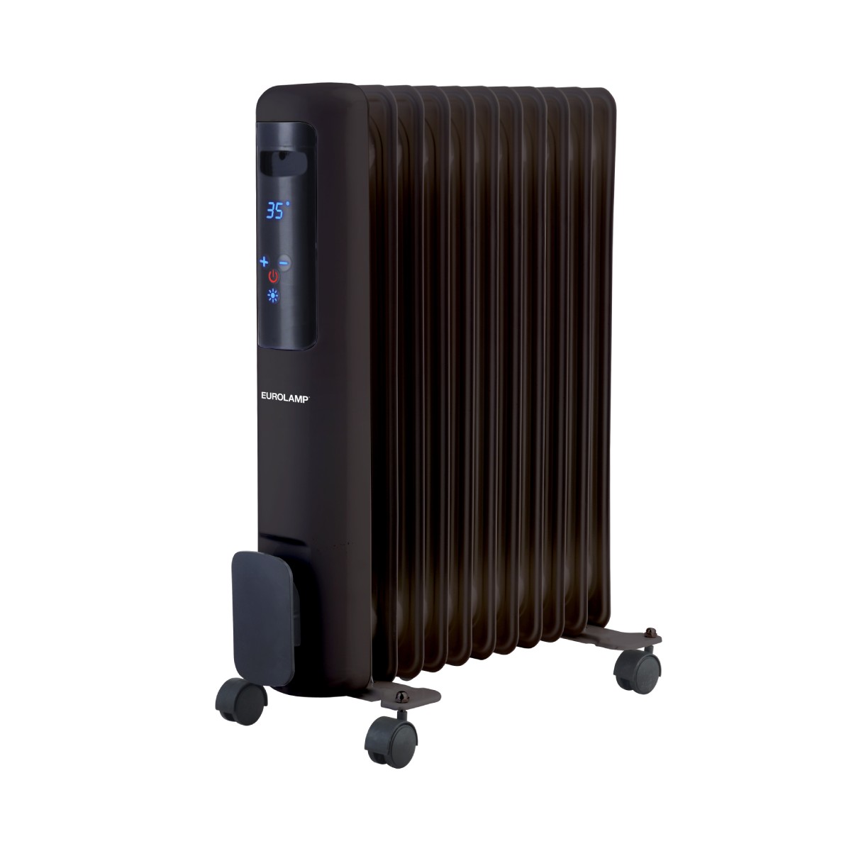 Eurolamp Electric Oil Heater 11 Slices 2500W Black With LED Display And Control