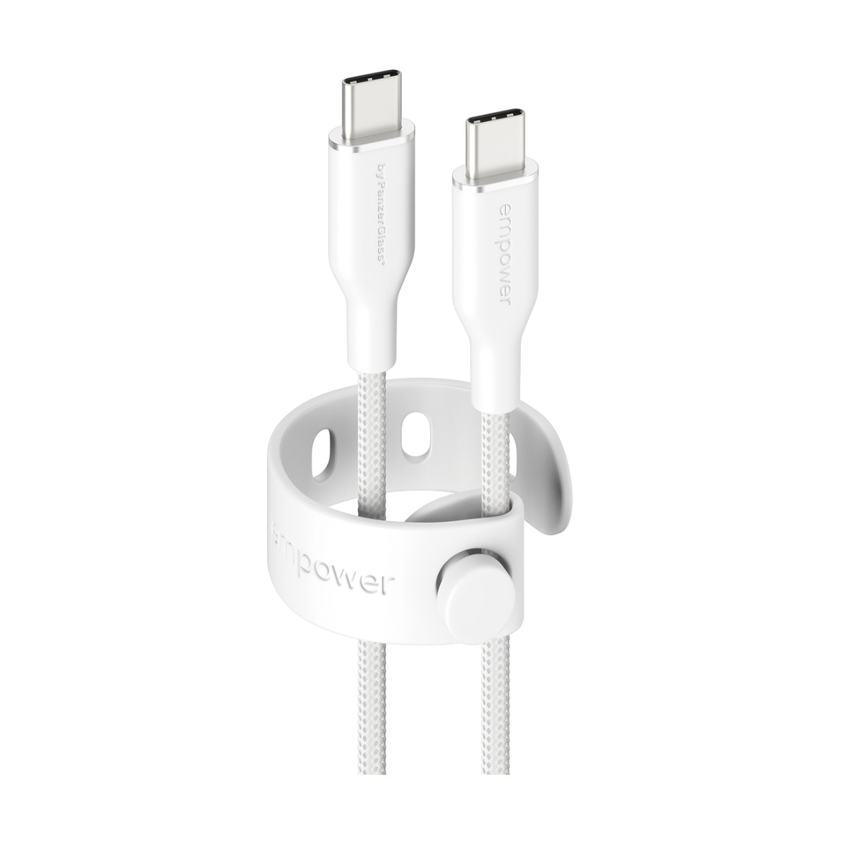 Empower by PanzerGlass USB-C to USB-C 60W 2m White
