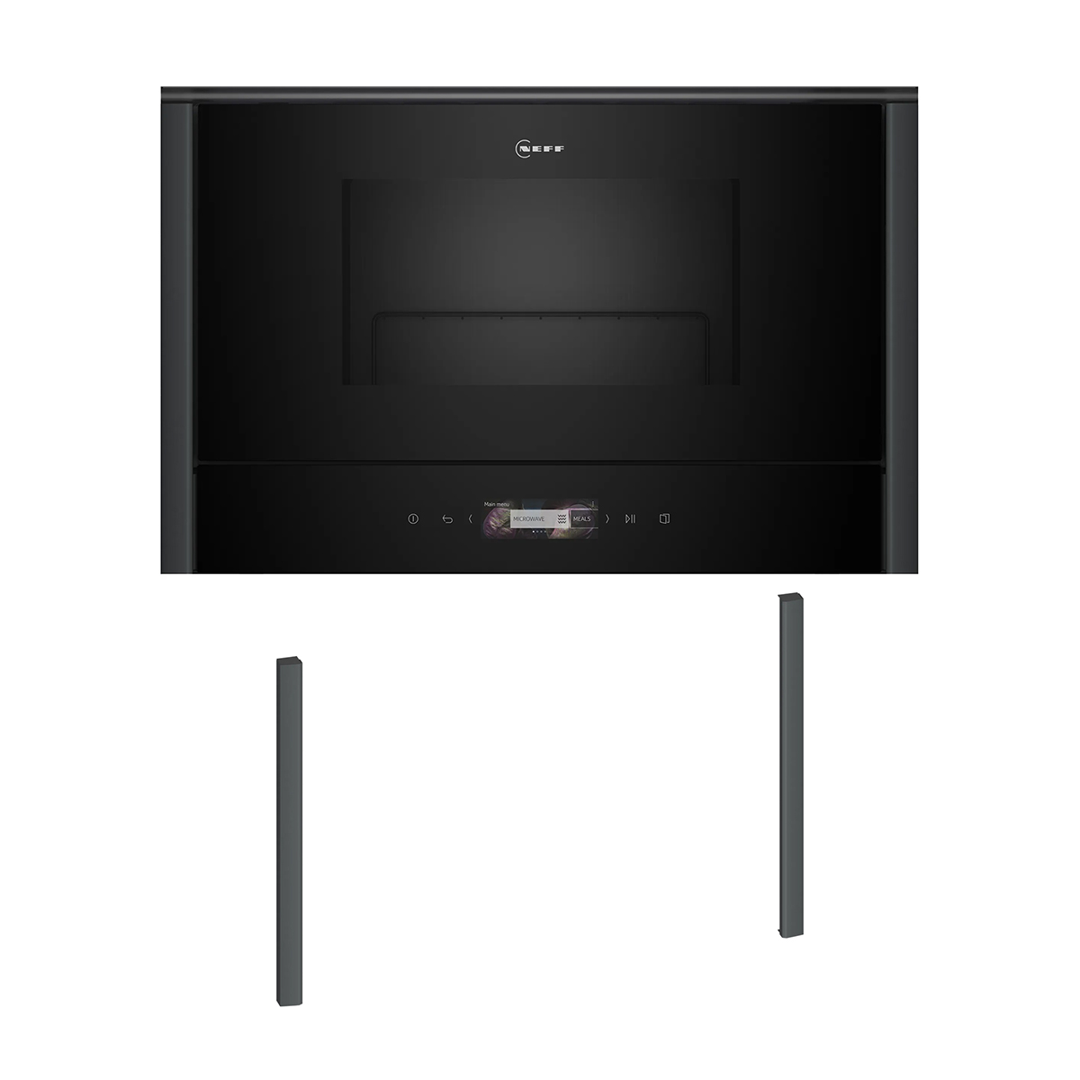 Neff NML38E0A0 Φούρνος Μικροκυμάτων NL9GR31Y1 & 38 cm Anthracite Grey Flex Design Kit