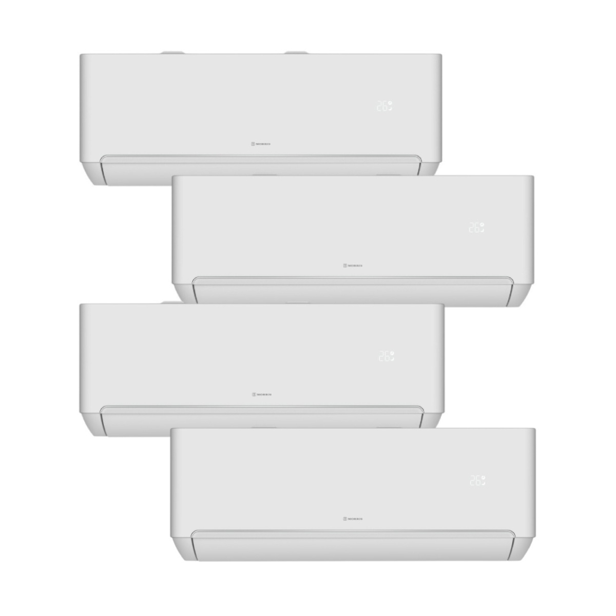Morris Multi MMSI26001 3 x 9.000 BTU/h, MMSI50003 1 x 18.000 BTU/h & MMOU12011 1 x 42.000 BTU/h