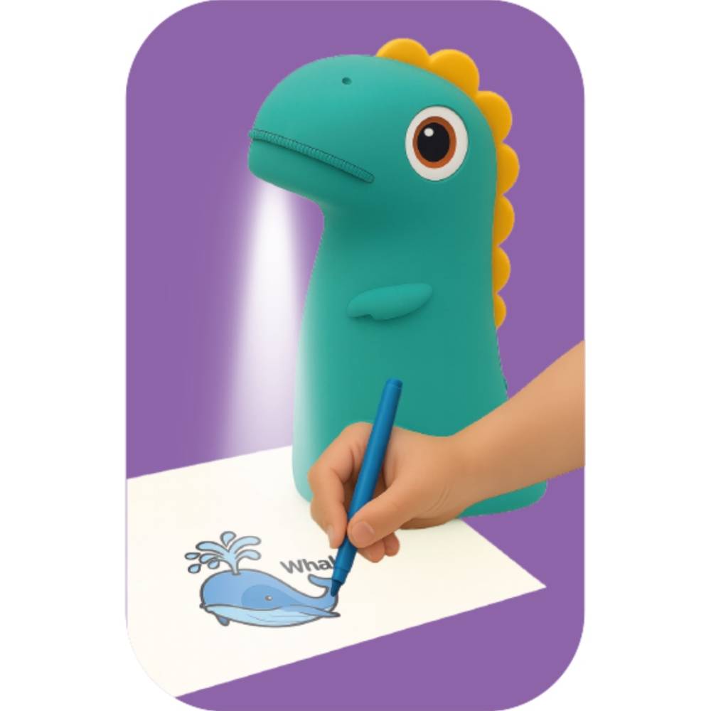 KIDDOBOO Portable Drawing Projector Kiddoboo Dino's Art KBTY02GRN Green