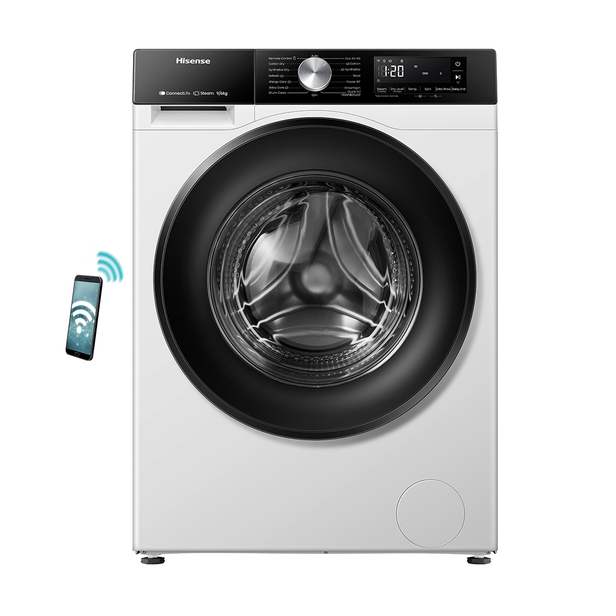 Hisense WD3S9043BW3 9/6kg