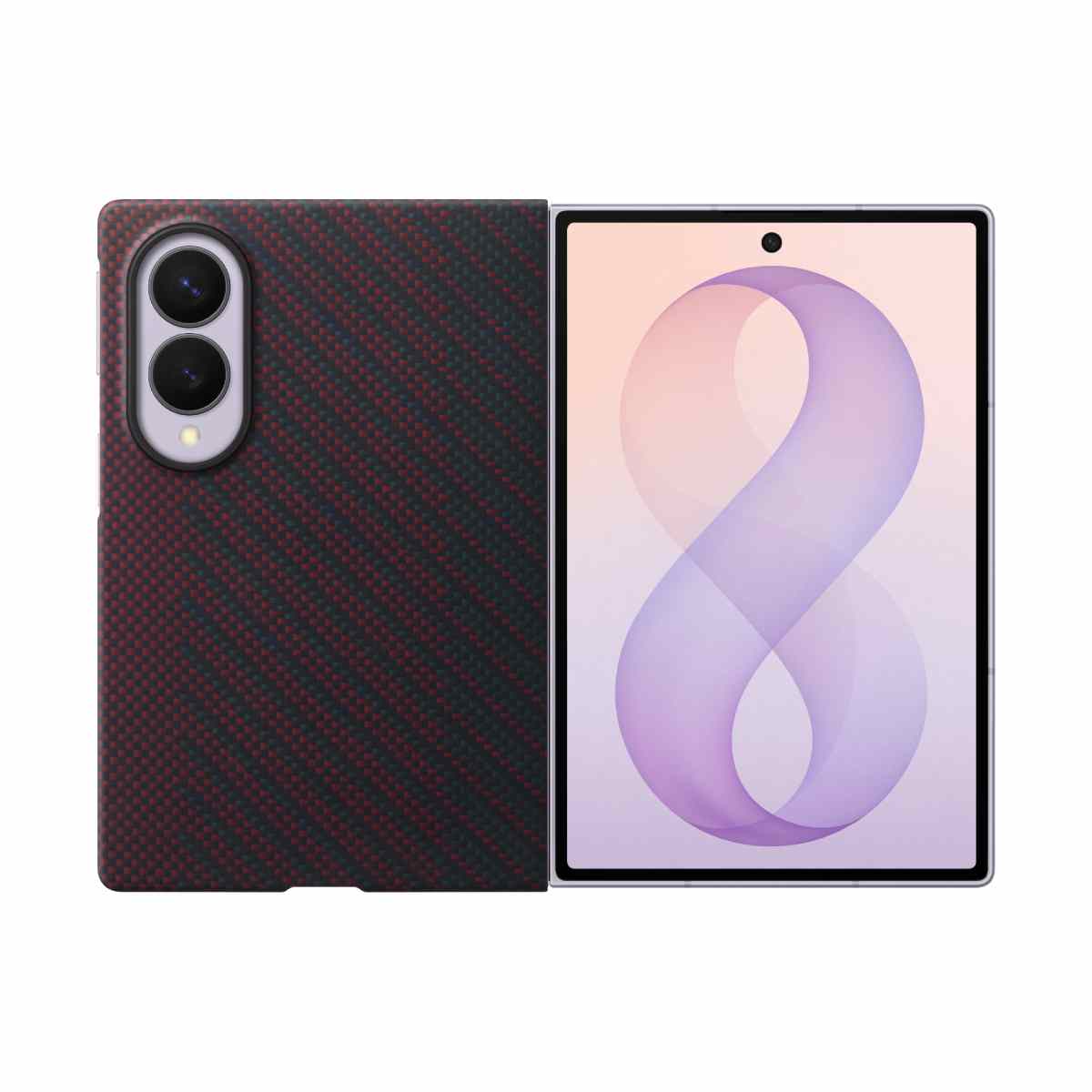 Samsung Fold 8 Wide Carbon Magnetic Red
