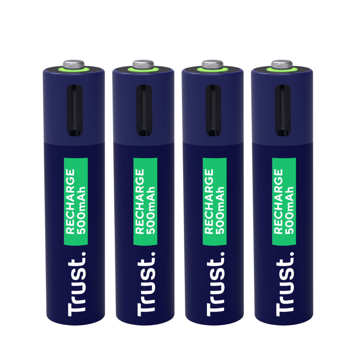 Trust Usb-c Rechargable Aaa Batteries 4 Pcs 25671